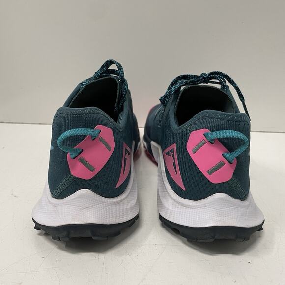 Nike Women's Air Zoom Terra Kiger 7 Trail Runner Hiker 11.5 CW6066 301 Teal/Pink - Picture 6 of 9